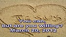 You can, but are you willing? – March 20, 2012