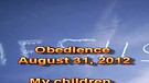 Obedience – August 31, 2012