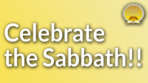Celebrate The Sabbath!!! Service Preview