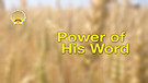 The Power of His Word   