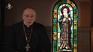 Monseñor Jean Marie hablando de la Santidad