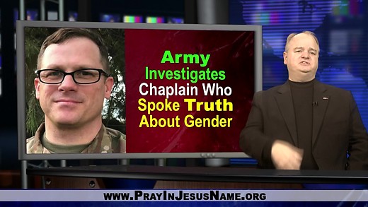 Military Chaplain in trouble about gender policy