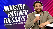Industry Partner Tuesdays feature guest Cesar Madrigal