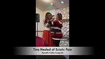 Tina Healed of Sciatic Pain - Apostle Cathy Coppola