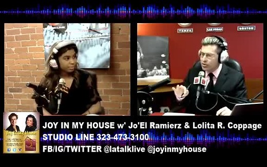 Aliyah Moulden & Mark Chavez on Joy In My House Pt 1 LATL