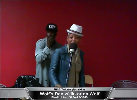 Rapper-Actor Medusa on The Wolf's Den w' Ikkor the Wolf LATL