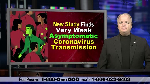 New Study Finds Very Weak Asymptomatic Coronavirus Transmission