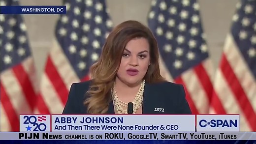 "Did you know Abortion has a smell?"  Abby Johnson rocks RNC