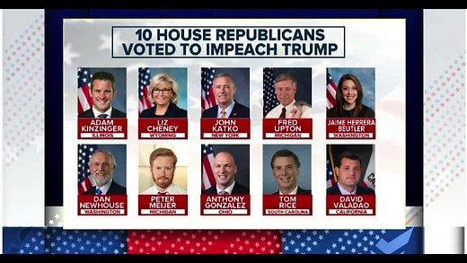 Pres Trump Is Planning Payback For 10 Republicans Who Impeached Him.