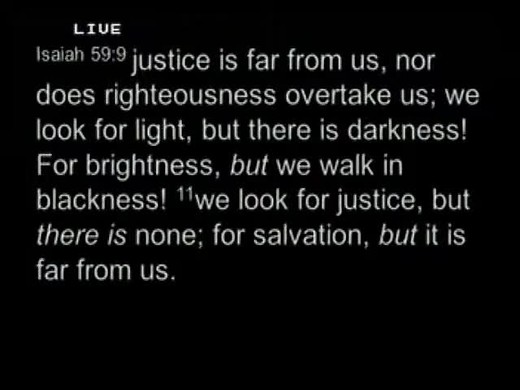 Isaiah 59 - Wall Against the Flood