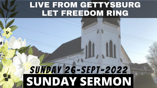 LIVE From Gettysburg - Monday, SEP 26, 2022