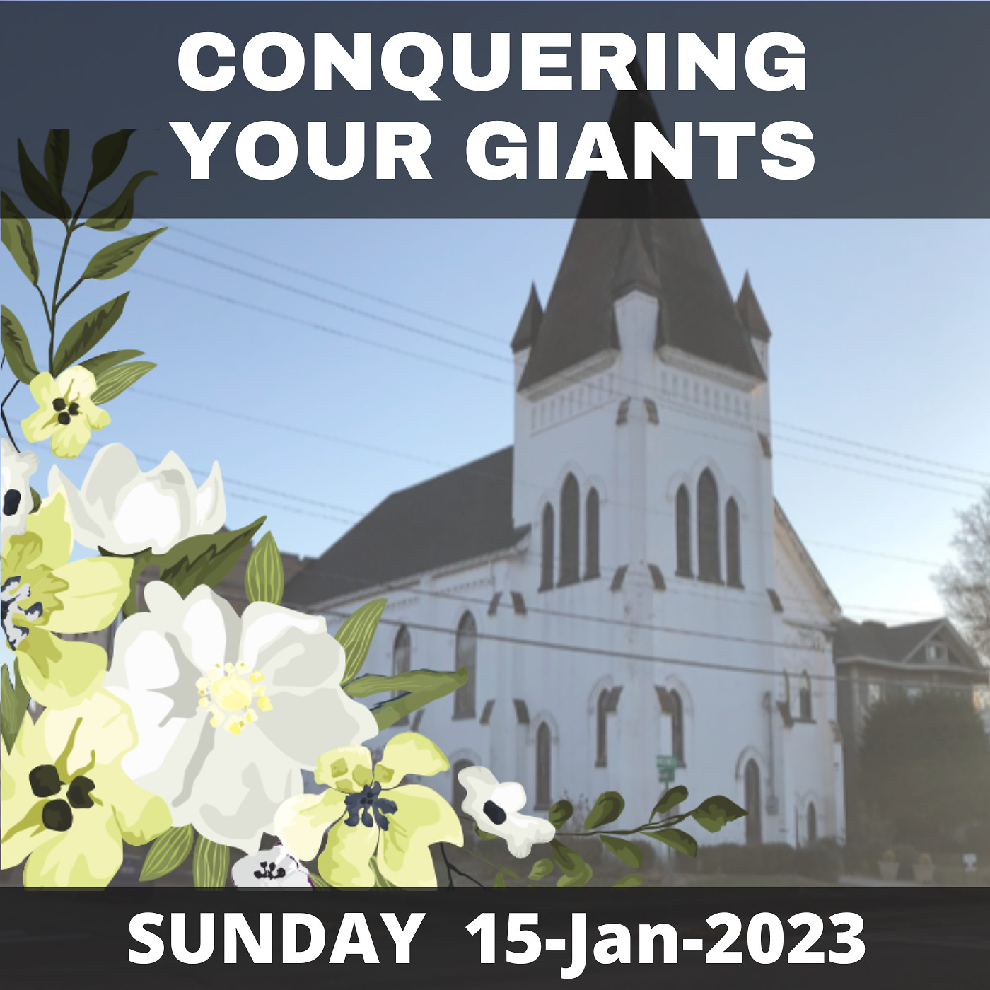 Don’t just face your giant..KILL him! Pt 1 of 2. Jan15.23
