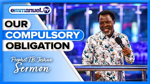 FORGIVENESS IS NOT AN OPTION!!! | TB Joshua Sermon