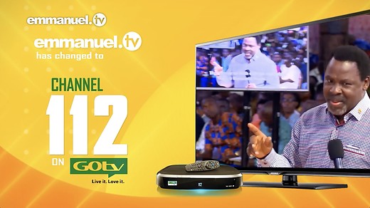 Emmanuel TV Has Changed To Channel 112 On GoTV