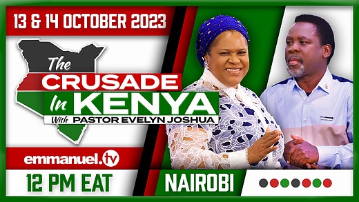 ANNOUNCEMENT: THE CRUSADE IN KENYA WITH PASTOR EVELYN JOSHUA | 13th and 14th October 2023