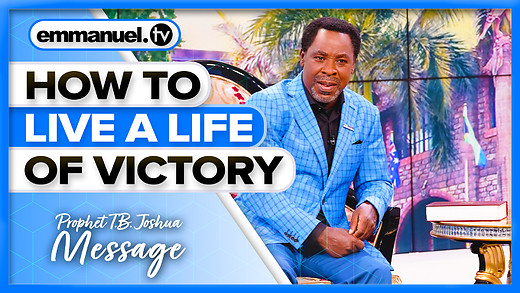 LIVE A LIFE OF VICTORY!!! | TB Joshua Sermon